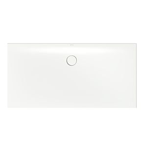 Bette BetteFloor Side zone de douche 3375-440PLUS 160x80cm, glaçure, neige