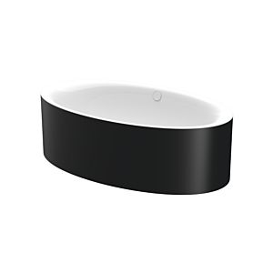 Bette BetteEve Badewanne 6043-351CFXXS 180x100x45cm, schwarz matt
