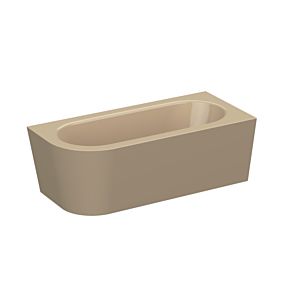 Bette BetteStarlet V Silhouette Badewanne 6680-003CELVK bahama beige, 165x75x42cm, mit Schürze