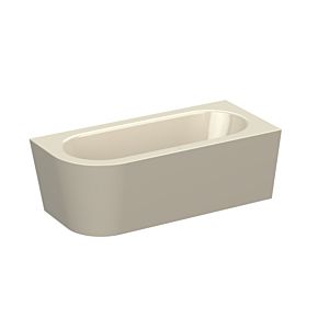 Bette BetteStarlet V Silhouette Badewanne 6680-001CELVK pergamon, 165x75x42cm, mit Schürze