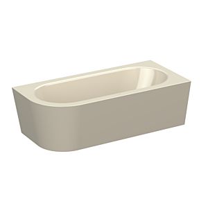 Bette BetteStarlet V silhouette bathtub 6700-001CELVK pergamon, 185x85x42cm, with apron