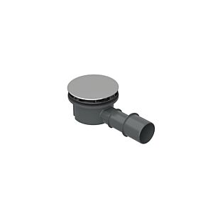 Raccord de vidange Bette BetteCompact+ B568-901 chromé, flux latéral 0,5 l/sec.