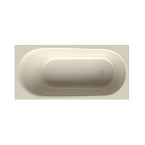 Bette BetteComodo bath 1642-001PLUS 170x75x45cm, overflow front, foot end right, glaze, pergamon