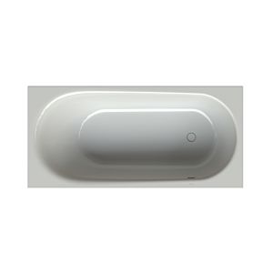 Bette BetteComodo bathtub 1622-002PLUS 170x75x45cm, overflow front, foot end right, glaze, manhattan