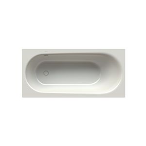 Bette BetteComodo bathtub 1623-440PLUS 170x80x45cm, overflow in front, foot end right, glaze, snow