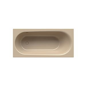 Bette BetteComodo bathtub 1623-003PLUS 170x80x45cm, overflow in front, foot end on the right, glaze, bahama beige