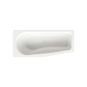 Bette BetteLuna bathtub 2760-440 snow, 170x75x45cm, sloping foot end right