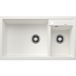 Blanco évier 513269 86x50cm, PuraDur blanc, gauche, sans télécommande de vidange