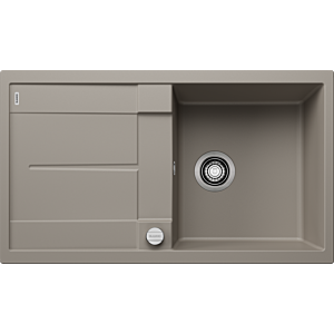 Blanco METRA 5 S sink 517348 86 x 50 cm, PuraDur tartufo, reversible, drain remote control with rotary operation