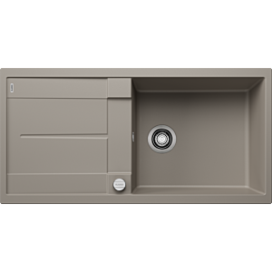 Blanco sink 517360 100 x 50 cm, PuraDur tartufo, reversible, drain remote control with rotary control