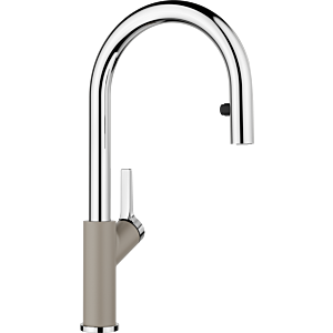 Blanco CARENA-S Vario kitchen mixer 521376 SILGRANIT-Look tartufo / chrome