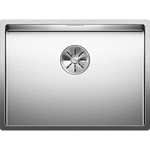 Blanco Claron sink 521579 550-U, 59 x 44 cm, Stainless Steel silk gloss, without drain remote control