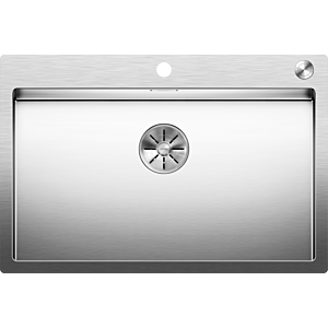 Blanco Claron sink 521634 700-IF / A , 76 x 51 cm, Stainless Steel , with PushControl drain remote control