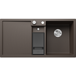 Blanco Collectis 6 S évier Silgranit 523353 100x51 cm, café, vasque à droite, avec télécommande de vidange / Accessoires