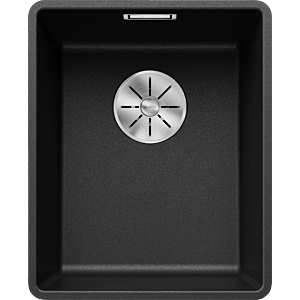 Blanco Subline 320-f sink 523416 34.7x42.7cm, PuraDur anthracite, for undercounter