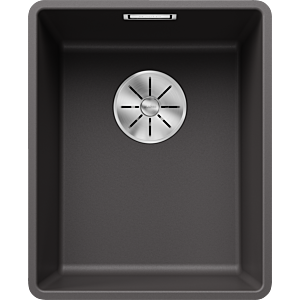 Blanco Subline 320-f évier 523417 34,7x42,7 cm, PuraDur gris roche, pour sous plan