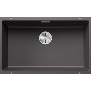 Blanco Subline 700-u Spüle 523443 73x46cm, PuraDur felsgrau, für Unterbau