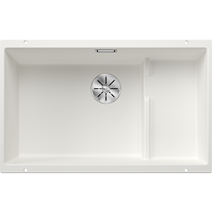 Blanco SUBLINE 700-U Évier de niveau 523456 73x46cm, PuraDur blanc, pour sous plan