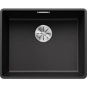 Blanco Subline 500-f évier 523532 52,7x42,7 cm, PuraDur anthracite, pour sous plan