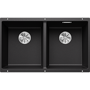 Blanco Subline 350/350-u évier 523574 75,5x46cm, PuraDur anthracite, pour sous plan