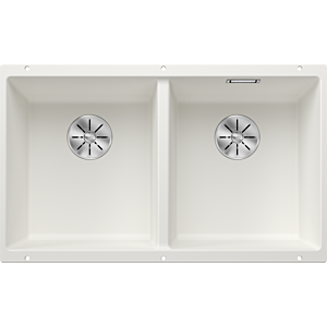 Blanco Subline 350/350-u sink 523578 75.5x46cm, PuraDur white, for undercounter