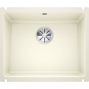 Blanco Subline 500-u évier 523734 54,3x45,6cm, PuraPlus magnolia glossy, pour sous plan