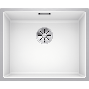 Blanco SUBLINE 500-IF SteelFrame sink 524110 54.3x44.3cm, PuraDur white, installation from above, without drain remote control