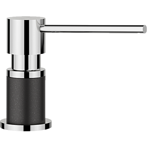 Distributeur de liquide vaisselle Blanco 525810 300 ml, aspect SILGRANIT anthracite/ chromé