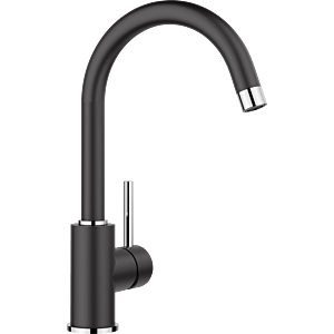 Robinet de cuisine Blanco MIDA 526145 aspect SILGRANIT noir silgranit