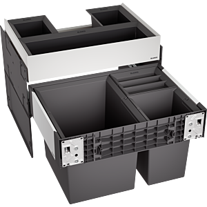 Blanco waste system 526210 3 Tanks , with organizational drawer, 2000 x 30 l and 801 x 8 l