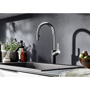 Blanco CARENA-S Vario Küchenarmatur 521358 SILGRANIT-Look anthrazit/chrom