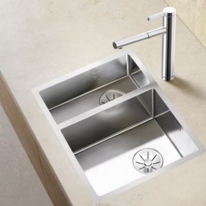 Blanco Claron sink 521608 340/180-IF, 58.5 x 44 cm, right, Stainless Steel silk gloss