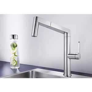 Blanco PANERA-S kitchen faucet 521547 pull-out, brushed stainless steel