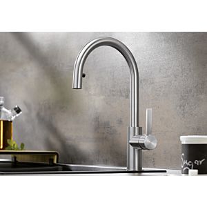 Blanco CANDOR-S Küchenarmatur 525125 Niederdruck, Edelstahl gebürstet