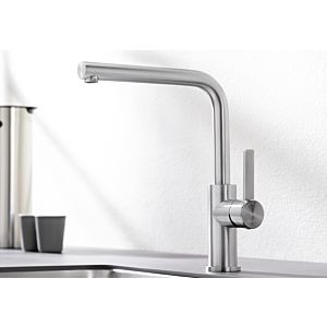 Blanco LANORA kitchen faucet 523122 brushed stainless steel