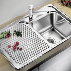 Blanco Classic 40 s sink 511124 78x51cm, Stainless Steel silk gloss, right, without drain remote control