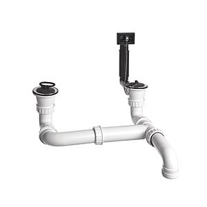 Blanco Doppel-Ab-/Überlaufgarnitur 137034 1 1/2", für TOP EZS 11x4