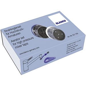 Blanco Livia Strahlreglerset 521746 mit Klar-/Perlstrahlregler, für Hochdruck-Armaturen