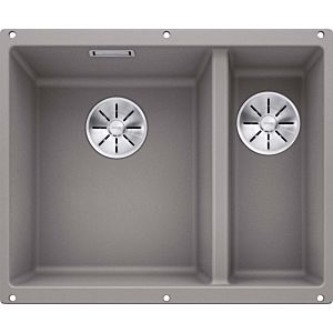 Blanco Subline 340/160-u sink 523550 55.5x46cm, PuraDur alumetallic, left, for undercounter