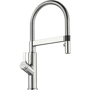 Blanco Solenta-s Küchenarmatur 523127 Hebel links, edelstahl finish UltraResist