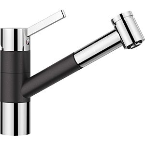 Blanco Tivo-s Küchenarmatur 517610 ausziehbar, SILGRANIT-Look anthrazit/chrom