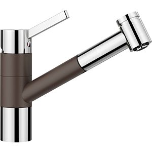 Blanco Tivo -s kitchen mixer 517618 extendable, SILGRANIT-Look cafe / chrome