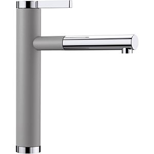 Blanco Linee -s kitchen mixer 518439 extendable, SILGRANIT-look alumetallic / chrome