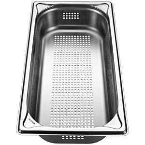 Blanco container 1565814 32.5x17.6x6.5cm, Stainless Steel , perforated, GN 2000 / 3