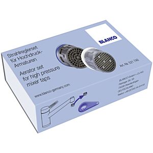 Blanco Livia jeu de régulateurs de jet 521746 avec régulateur de jet clair / Robinets