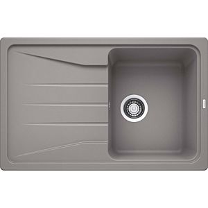 Blanco Sona 45 S Spüle 519664 78 x 50 cm, PuraDur alumetallic, reversibel, ohne Ablauffernbedienung