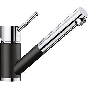 Blanco 526169 SILGRANIT look silgranit noir / chromé