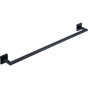 Bravat Quaruna towel rail 753599, square, matte black, for gluing/screwing