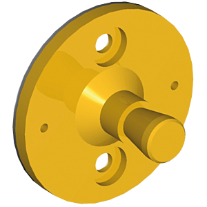 Adaptateur mural de remplacement Bravat Varuna 122600, entraxe de 30 mm