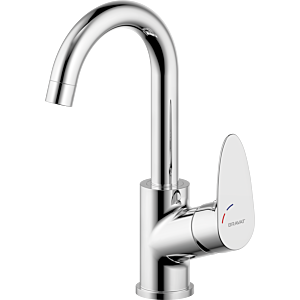 Bravat Palma Waschtischarmatur 3516002 mit hohem Auslauf, mit Ablaufgarnitur, chrom